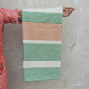 Venta al por mayor 100% de algodón mantas de cama de diseño suave y ligera manta tejida con patrón impreso estilo liso - Product Image 2