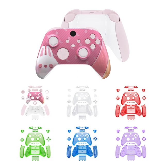 Custom Pattern Faceplate Back Shell Buttons Full Set Housing Fit for Xbox Series X S Controller Accessories
