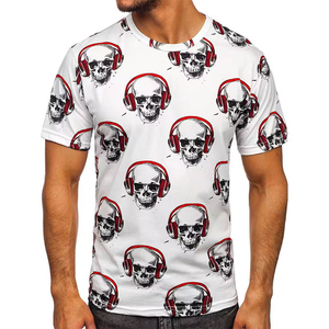 Camisetas Personalizadas con Serigrafía para Hombre, Estilo Urbano, Unisex, de Gran Tamaño, 100% Algodón Transpirable con Letras - Product Image 1