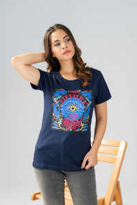 Camiseta Básica de Mujer, Color Sólido, Corte Ajustado, Tejido Transpirable y Suave, Diseño Versátil para Combinar, Manga Corta Informal - Product Image 6