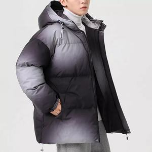 Manteau d'hiver à bulles rétro à col montant pour hommes divers styles de camouflage veste à capuche chaude Streetwear épaissir - Product Image 5