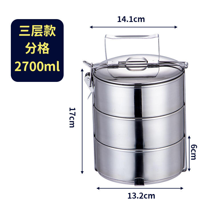 3 layers  14.1 x 14.1 x 17 cm