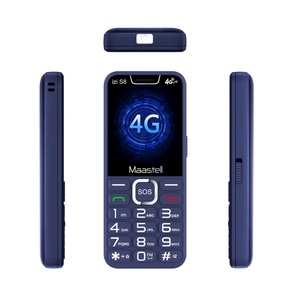 Téléphone mobile 4G pour <span class=keywords><strong>senior</strong></span> <span class=keywords><strong>avec</strong></span> gros bouton et <span class=keywords><strong>SOS</strong></span>, téléphone à double SIM <span class=keywords><strong>avec</strong></span> torche FM MP3 pour personnes âgées - Product Image 2