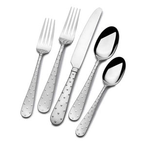 Ensemble de couverts élégants en argent de designer, parfaits pour les dîners de mariage et les occasions spéciales, vaisselle en gros provenant d'Inde - Product Image 3