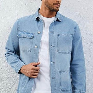 Chaqueta Vaquera de Último Diseño, Estilo Diario, Ajuste Moderno para el Trabajo, Viajes y Actividades Casuales - Product Image 2