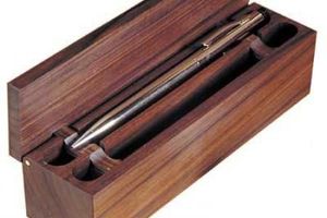 Emballage fait à la main en bambou ensemble de stylos cadeau de luxe de haute qualité personnaliser stylo en bois avec logo gravé avec boîte en bois - Product Image 6