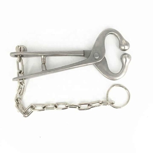 Support de taureau en acier inoxydable de haute qualité Instruments chirurgicaux vétérinaires vente chaude sans pince à nez de chaîne - Product Image 2
