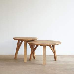 โต๊ะไม้สักแข็งโต๊ะข้างสำหรับสวนในบ้านสวนชายหาดหรือโรงแรมใช้ภายนอก - Product Image 3