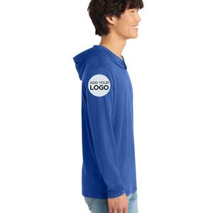 Venta al por mayor de sudaderas con capucha de logotipo personalizado a granel Bella + Canvas Unisex Tri-blend Full-Zip Lightweight Hoodie - 3939 - Product Image 2