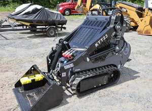 Commercial Approved 1Ton Mini <b>Stand</b> On Skid Steer Track Loader with 740cc 23HP <b>Engine</b> - Product Image 2