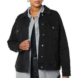 Vente en gros de vêtements fabricant de vestes en jean personnalisé unisexe basique couleur unie patchwork femmes jean veste en jean véritable - Product Image 4