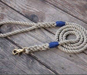 100% correa de algodón personalizada para caminar para perros algodón duradero y fuerte - Product Image 1