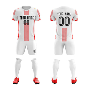 Ensembles d'uniformes de football personnalisés en gros d'usine Kit de maillot d'été et d'hiver en polyester unisexe avec impression pour adultes - Product Image 5