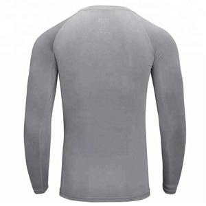 Chemise à manches longues de compression personnalisée, imprimée par sublimation, rash guard, vêtements de sport pour hommes - Product Image 4