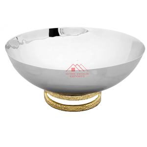 Handicraft Metal Nuts Bowl <b>Table</b> Top Home <b>Decorative</b> Serving Platter for Kitchenware /Tableware New Serve Platter Best Seller - Product Image 5