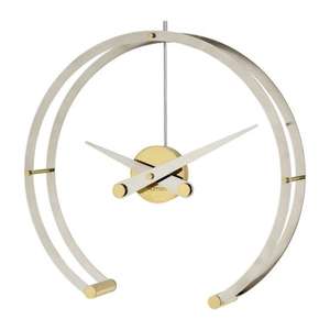 Tendance Simple Accent Design Métal Arts Horloge Murale Décorative pour Bureau À Domicile Prix Raisonnable avec Fonction De Suspension - Product Image 1