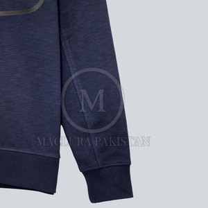 Soft Cotton Blend Printed Fleece <b>Pullover</b> Hoodie <b>for</b> <b>Men</b> Ribbed Cuffs Breathable Stretch Fabric Pocket Design <b>for</b> Outdoor - Product Image 3