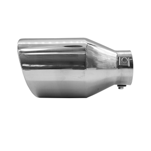 Terminale rotondo da 66 mm inclinato in acciaio inossidabile - Product Image 3
