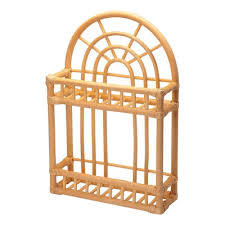 Estante de pared de ratán hecho a mano de dos pisos de diseño clásico/estante estilo artístico de madera de bambú para decoración colgante al por mayor Vietnam - Product Image 6