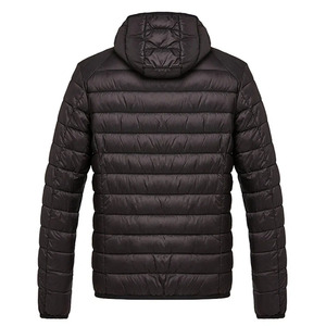 Factory Made Fulky Customized Men's Puffer Jacket Stand Collar Eco-Friendly <b>Windproof</b> Warm Insulated Anti-Bacterial Winter High - Product Image 6