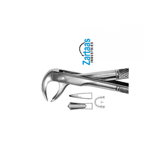 Pinzas de extracción de acero inoxidable de alta calidad, 99 1/2 molares inferiores, herramienta de cirugía Oral Dental quirúrgica - Product Image 4