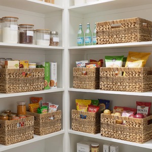 Panier de rangement tissé en jacinthe d'eau et en herbe de mer, panier de rangement fait à la main, vente en gros, écologique, fabriqué au Vietnam - Product Image 4