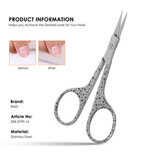 Tijeras para uñas de bebé de nuevo diseño hechas en Pakistán a precio competitivo con sondas de seguridad, Tijera para cutícula, tijera recta para cutícula - Product Image 2