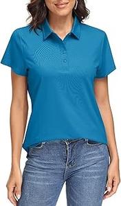 Ropa Deportiva de Golf de Alta Calidad para Mujer, Informal, de Manga Corta, Ajustada, 100% Poliéster, Tejido de Punto, Diseño Personalizado, Transpirable - Product Image 4