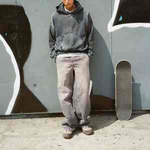 Sudadera con capucha para hombre 100% algodón de manga larga con forro polar logotipo personalizado ajuste cómodo estilo de calle OEM ODM - Product Image 6