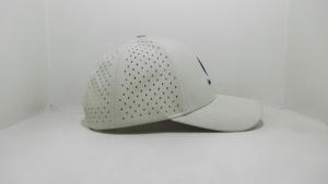 Gorras de béisbol de alta calidad Logotipo bordado personalizado Agujeros de corte láser 2D Estilo deportivo Sombreros de béisbol Golf ajustable - Product Image 5