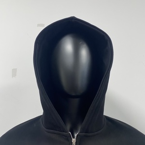 Thiết Kế Thương Hiệu Của Bạn Logo Thời Trang Đường Phố 100% Cotton Lông Cừu Nặng Zip up Thêu & Màn Hình In Ấn Áo Tùy Chỉnh H-1266 - Product Image 6