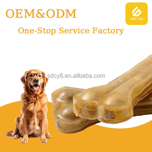 B2B Großhandel Reine Rohhaut-Hundekauknochen Proteinreiche Knochenförmige Leckerlis - Product Image 3