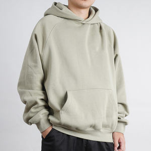Sudadera con capucha de felpa francesa de algodón de alta calidad, Sudadera con capucha de lana gruesa con hombros caídos, sudaderas y sudaderas personalizadas en blanco lisas para hombres - Product Image 3