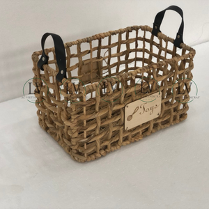 Panier de jouets jacinthe d'eau tissé à la main pour animaux de compagnie en gros jouets et accessoires pour animaux de compagnie bon prix fabriqué au Vietnam - Product Image 4