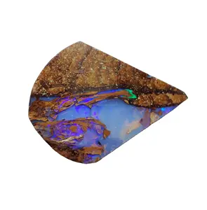 Натуральный валунный Опал Кабошон причудливой формы, многоогненный австралийский опал, свободный драгоценный камень для сказочных украшений