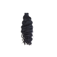 Extensions de cheveux indiens vierges Remy de temple, double trame, lisses, naturellement doux, qualité supérieure, emballage personnalisé, exportateur
