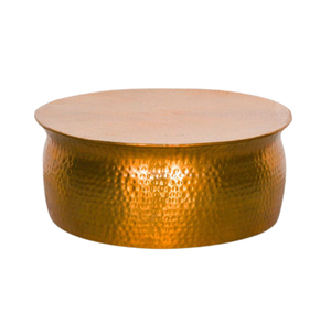 Mesa de centro de Metal y aluminio, tapa extraíble de diseño de lujo, decorativa, personalizada, grande - Product Image 1