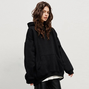 Sweat-shirt pour femme uni, col à capuche, fermeture éclair, broderie personnalisée, imprimé, 100% coton, style décontracté, hiver, automne - Product Image 5