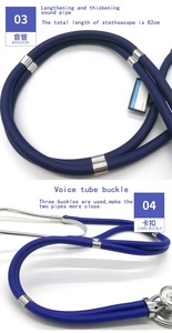 Ventes directes d'usine Horloge médicale multifonctionnelle à double tube Stéthoscope professionnel Heure AudibleFetal HeartCustomi - Product Image 5