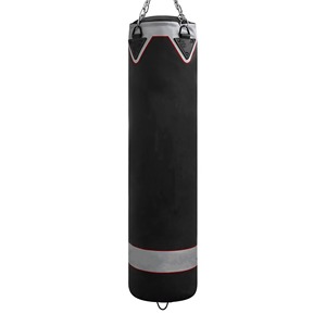 Saco de boxeo MMA, negro, personalizado, para Fitness, boxeo y arena - Product Image 1