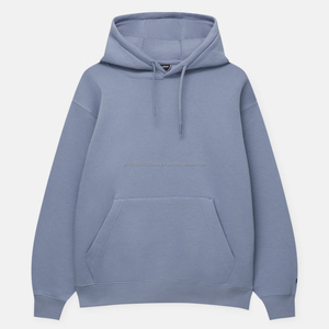 Sweat-shirt pour homme de luxe personnalisé, impression de logo en relief, streetwear surdimensionné, coupe ample, sweat-shirt à capuche pour homme - Product Image 4