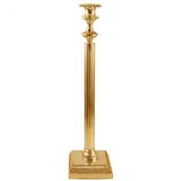 Support de bougie personnalisable en aluminium plaqué or, artisanal et moderne, pour la décoration de la maison, les mariages, les cafés et les hôtels
