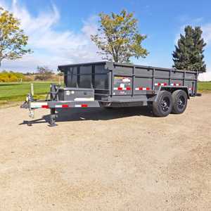 Hot Sale Hydraulic Dump <b>Trailer</b> with <b>Tractor</b> Compatibility Motor Axle Gear High Quality Steel High Safety 3-Year Warranty - Product Image 2