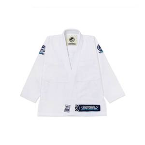 ชุดยิวยิตสู Gracie Barra รุ่น Single Double และ Pearl Wave สีน้ำเงินกรมท่า สำหรับการแข่งขันอย่างเป็นทางการ พร้อมชุดกิโมโนสีน้ำเงิน - Product Image 1