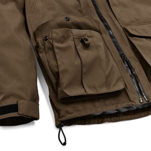 Super Fantastique Style Léger Upland Veste de Haute Qualité Coupe-Vent Imperméable Broderie Personnalisée Logo Fermeture Éclair Impression Chasse - Product Image 4