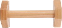 2 PCS 12 Inch Push-up Stand, barres de pompes en bois avec base antidérapante, barres de parallettes en bois planches équipement de fitness d'entraînement