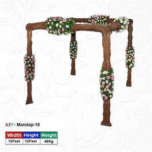 Mandap de retraite en forêt enchantée artificielle - Product Image 1