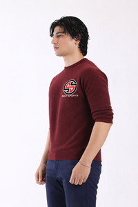 Vente en gros de sweats à capuche 100% coton ras du cou pull à capuche pull personnalisé pour hommes sweat à col ras du cou en relief 3d pour hommes - Product Image 3