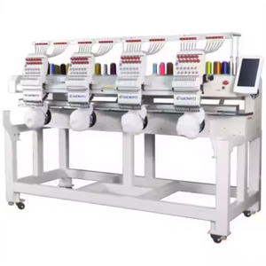 เครื่องปักผ้าอุตสาหกรรมแบบ 4 หัว รุ่นใหม่ 12/15 เข็ม สำหรับปักถุงเท้า - Product Image 2