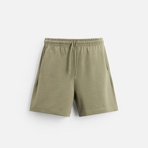 Bermudas ligeras con textura entrelazada para hombre, impermeables, antiarrugas, cómodas, informales, de verano, con botones sólidos para exteriores - Product Image 4